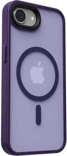 Apple iPhone 17e / 16e Hoesje met MagSafe Back Cover Matte Paars afbeelding 19
