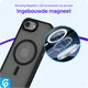 Apple iPhone 17e / 16e Hoesje met MagSafe Back Cover Matte Zwart afbeelding 7