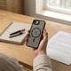 Apple iPhone 17e / 16e Hoesje met MagSafe Back Cover Matte Zwart afbeelding 11