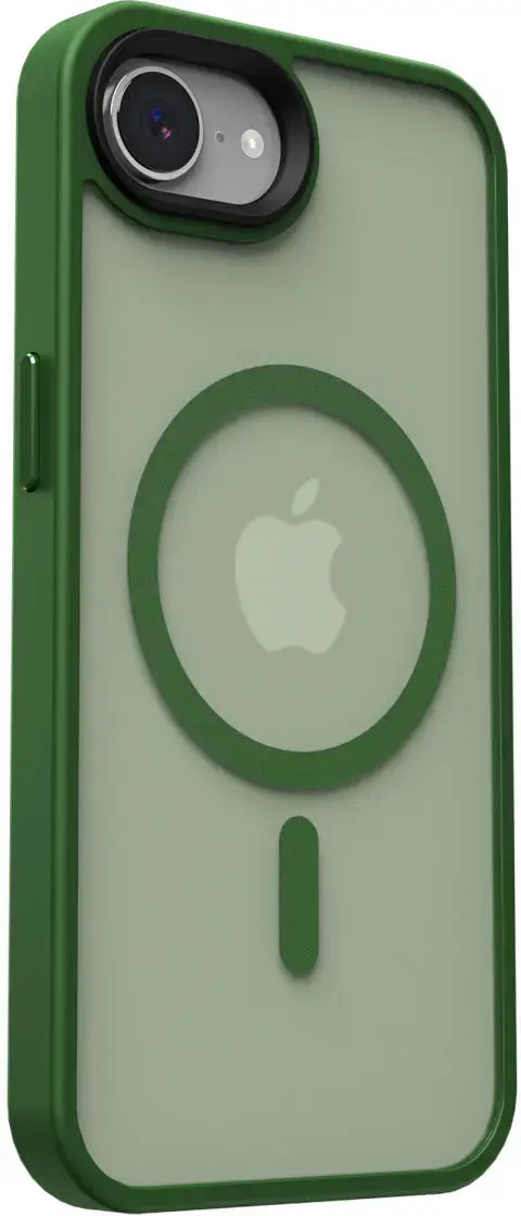 Apple iPhone 17e / 16e Hoesje met MagSafe Back Cover Matte Donker Groen afbeelding 18