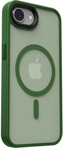 Apple iPhone 17e / 16e Hoesje met MagSafe Back Cover Matte Donker Groen afbeelding 18