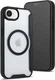 Apple iPhone 17e / 16e Hoesje met MagSafe / Qi2 Book Case Transparant / Zwart afbeelding 2