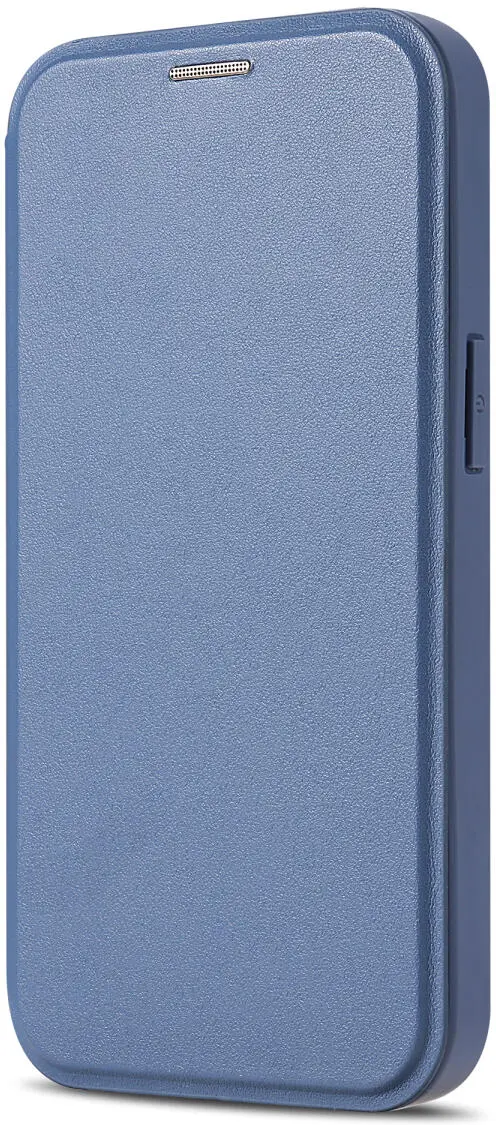 Apple iPhone 17e / 16e Hoesje met MagSafe / Qi2 Book Case Transparant / Blauw afbeelding 5