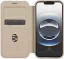 Apple iPhone 17e / 16e Hoesje met MagSafe / Qi2 Book Case Transparant / Beige