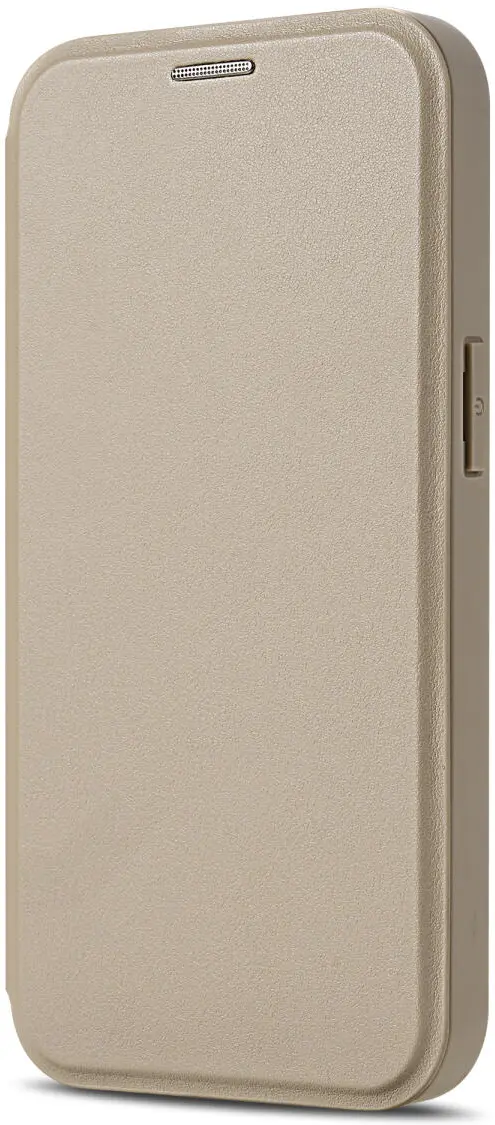 Apple iPhone 17e / 16e Hoesje met MagSafe / Qi2 Book Case Transparant / Beige afbeelding 5