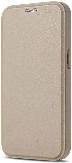Apple iPhone 17e / 16e Hoesje met MagSafe / Qi2 Book Case Transparant / Beige afbeelding 5