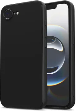 Apple iPhone 17e / 16e Hoesje met Camera Bescherming Dun TPU Back Cover Zwart