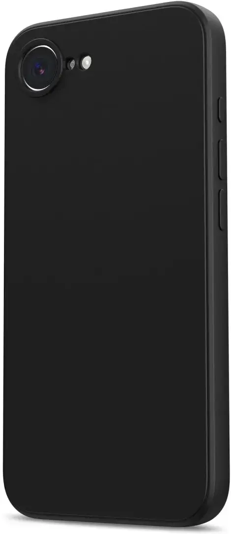 Apple iPhone 17e / 16e Hoesje met Camera Bescherming Dun TPU Back Cover Zwart afbeelding 5