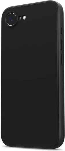 Apple iPhone 17e / 16e Hoesje met Camera Bescherming Dun TPU Back Cover Zwart afbeelding 5