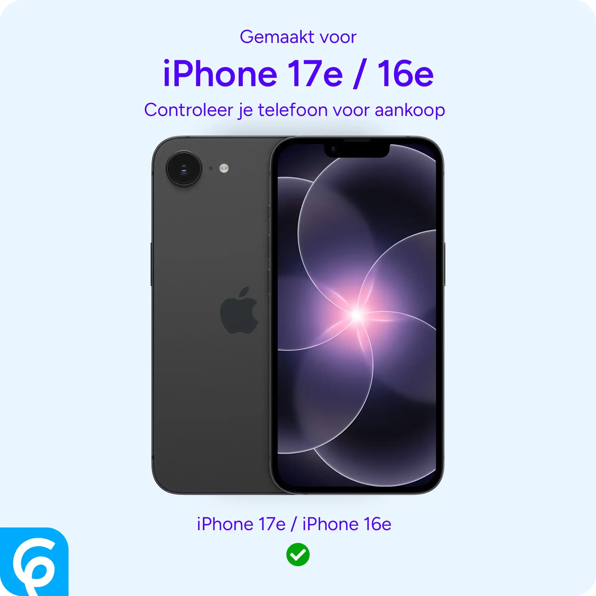 Apple iPhone 17e / 16e Hoesje met Camera Bescherming Dun TPU Back Cover Zwart afbeelding 3