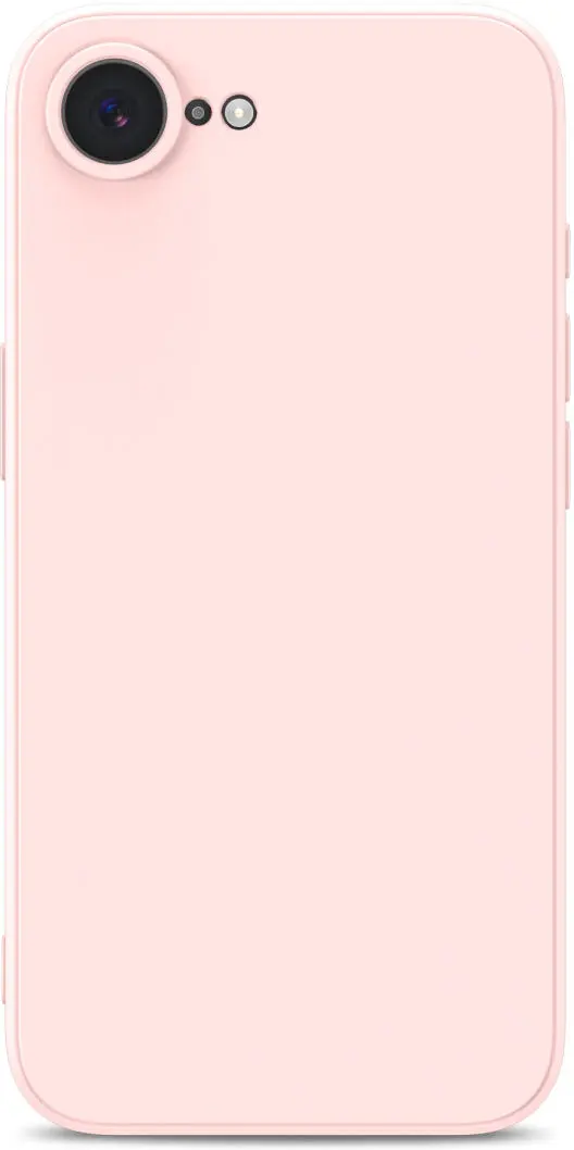 Apple iPhone 17e / 16e Hoesje met Camera Bescherming Dun TPU Back Cover Roze afbeelding 4