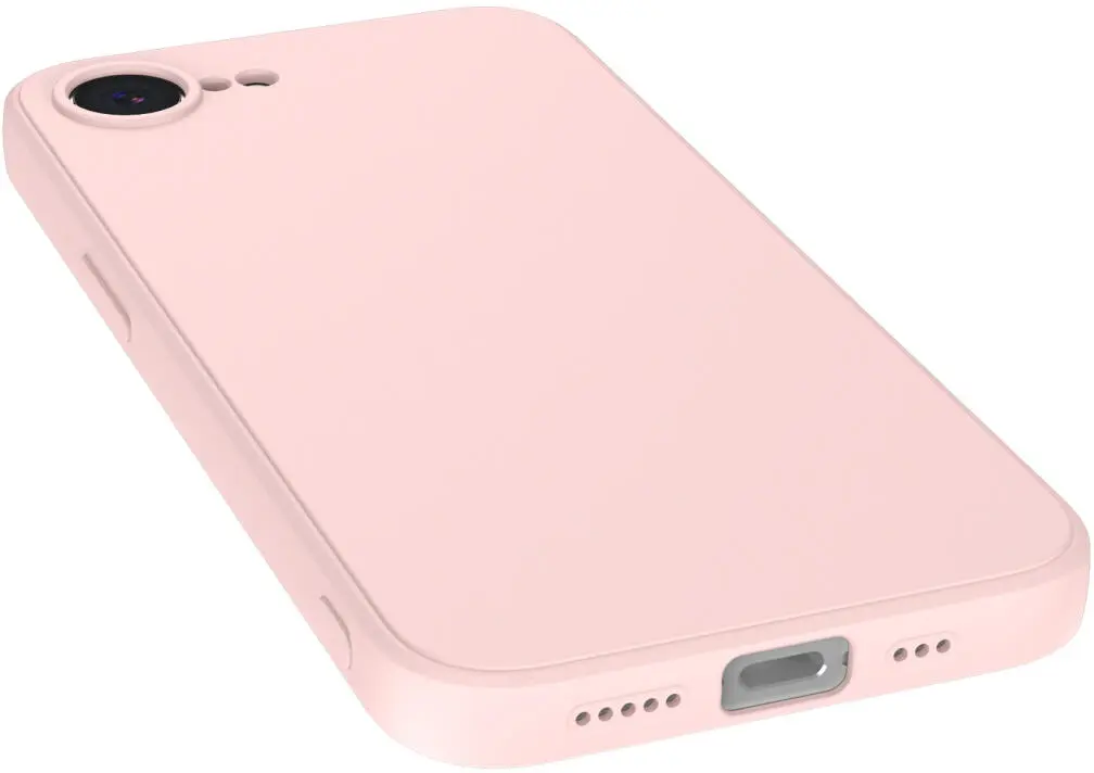 Apple iPhone 17e / 16e Hoesje met Camera Bescherming Dun TPU Back Cover Roze afbeelding 6