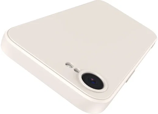 Apple iPhone 17e / 16e Hoesje met Camera Bescherming Dun TPU Back Cover Beige afbeelding 6