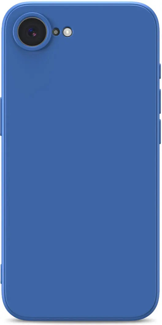 Apple iPhone 17e / 16e Hoesje met Camera Bescherming Dun TPU Back Cover Blauw afbeelding 4