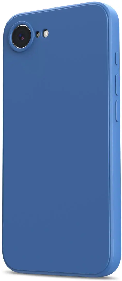 Apple iPhone 17e / 16e Hoesje met Camera Bescherming Dun TPU Back Cover Blauw afbeelding 5