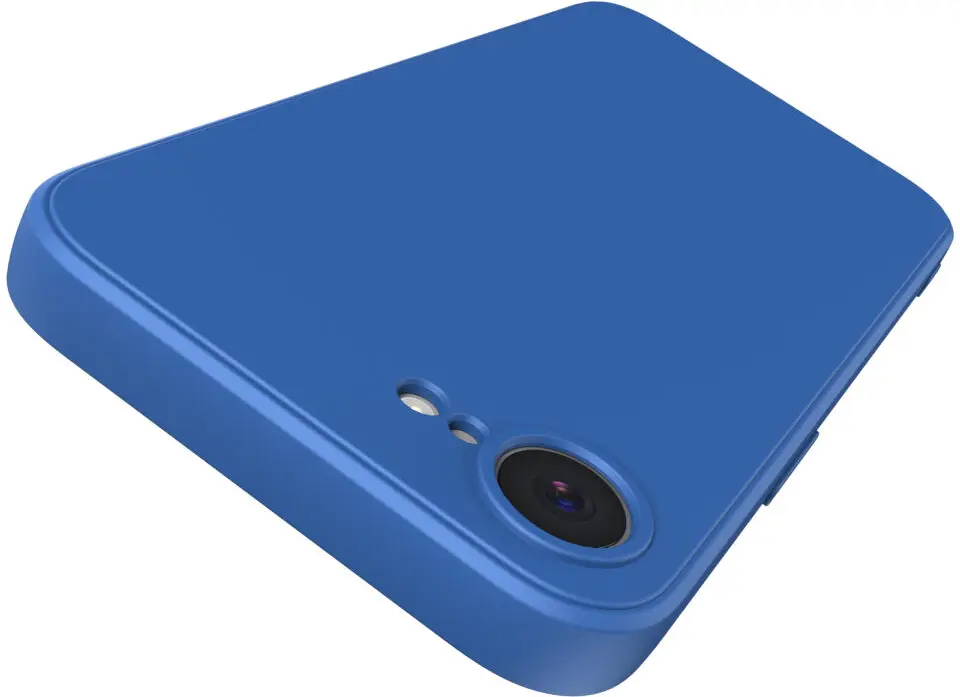 Apple iPhone 17e / 16e Hoesje met Camera Bescherming Dun TPU Back Cover Blauw afbeelding 6