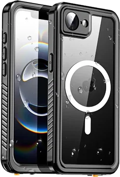 SBG Outdoor Case Apple iPhone 17e / 16e Waterdicht met MagSafe / Qi2 Zwart