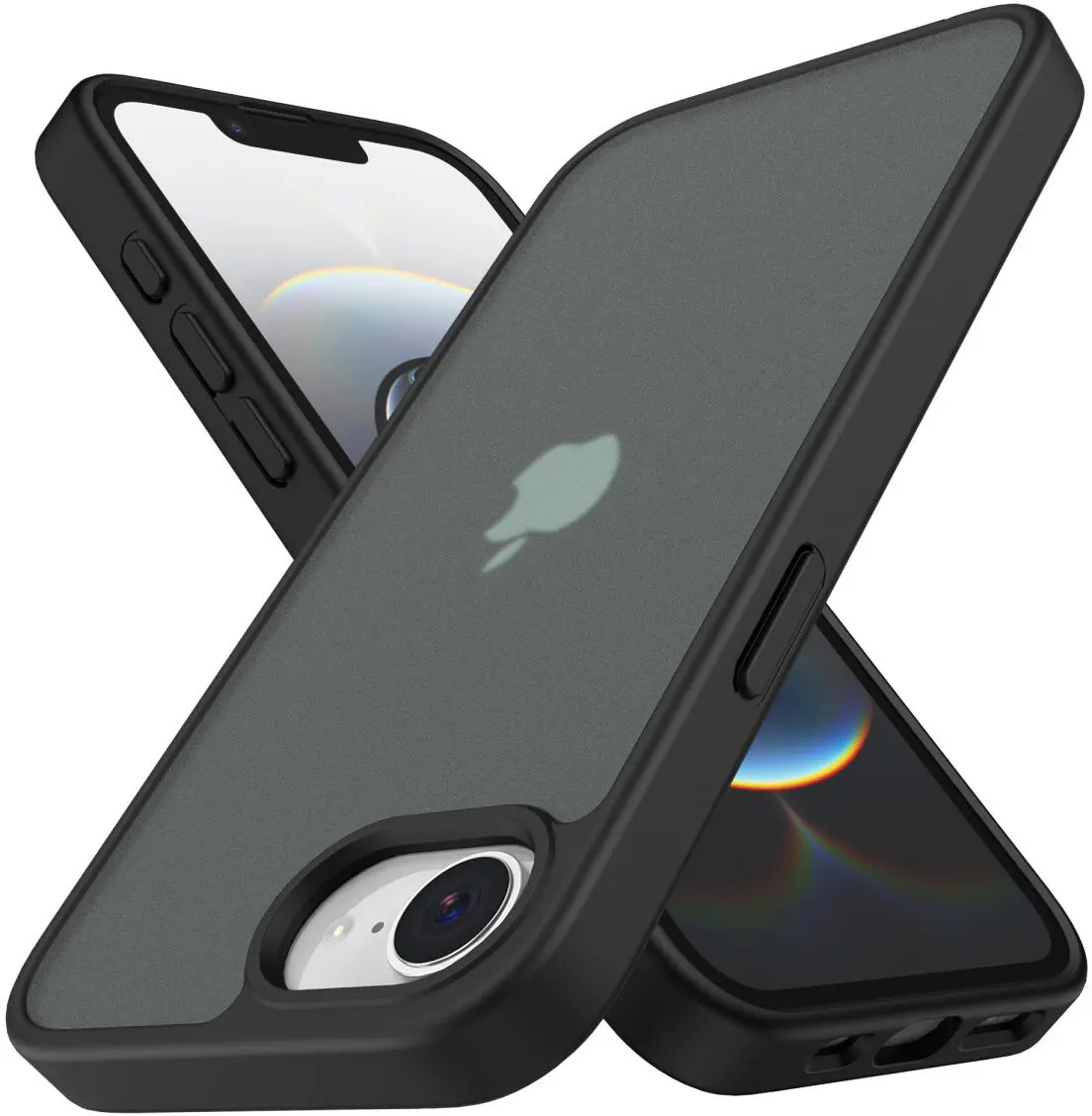 Apple iPhone 17e / 16e Hoesje Back Cover Matte Zwart afbeelding 9