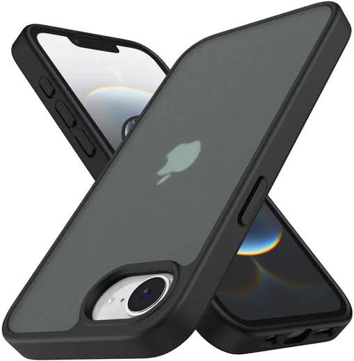 Apple iPhone 17e / 16e Hoesje Back Cover Matte Zwart afbeelding 9