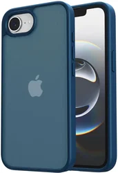 Apple iPhone 17e / 16e Hoesje Back Cover Matte Blauw afbeelding