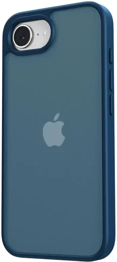 Apple iPhone 17e / 16e Hoesje Back Cover Matte Blauw afbeelding 4