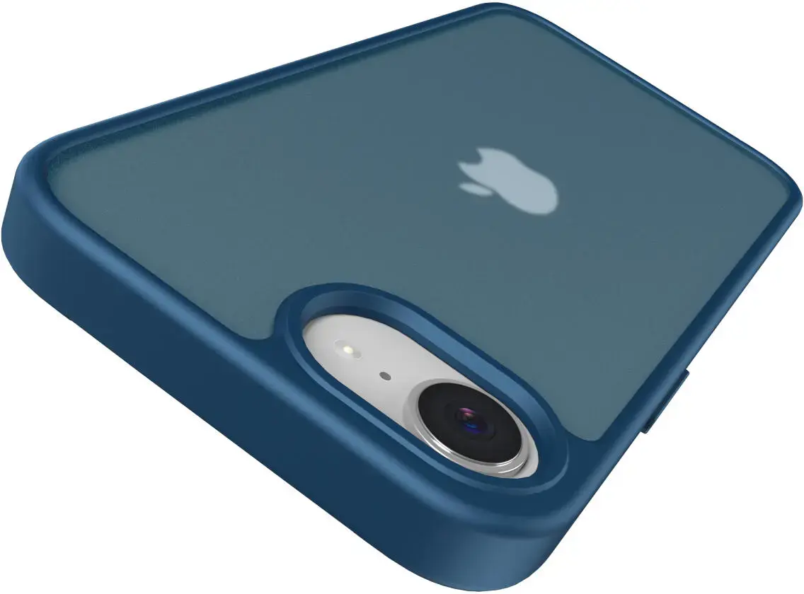 Apple iPhone 17e / 16e Hoesje Back Cover Matte Blauw afbeelding 6