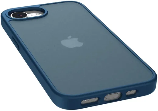 Apple iPhone 17e / 16e Hoesje Back Cover Matte Blauw afbeelding 10