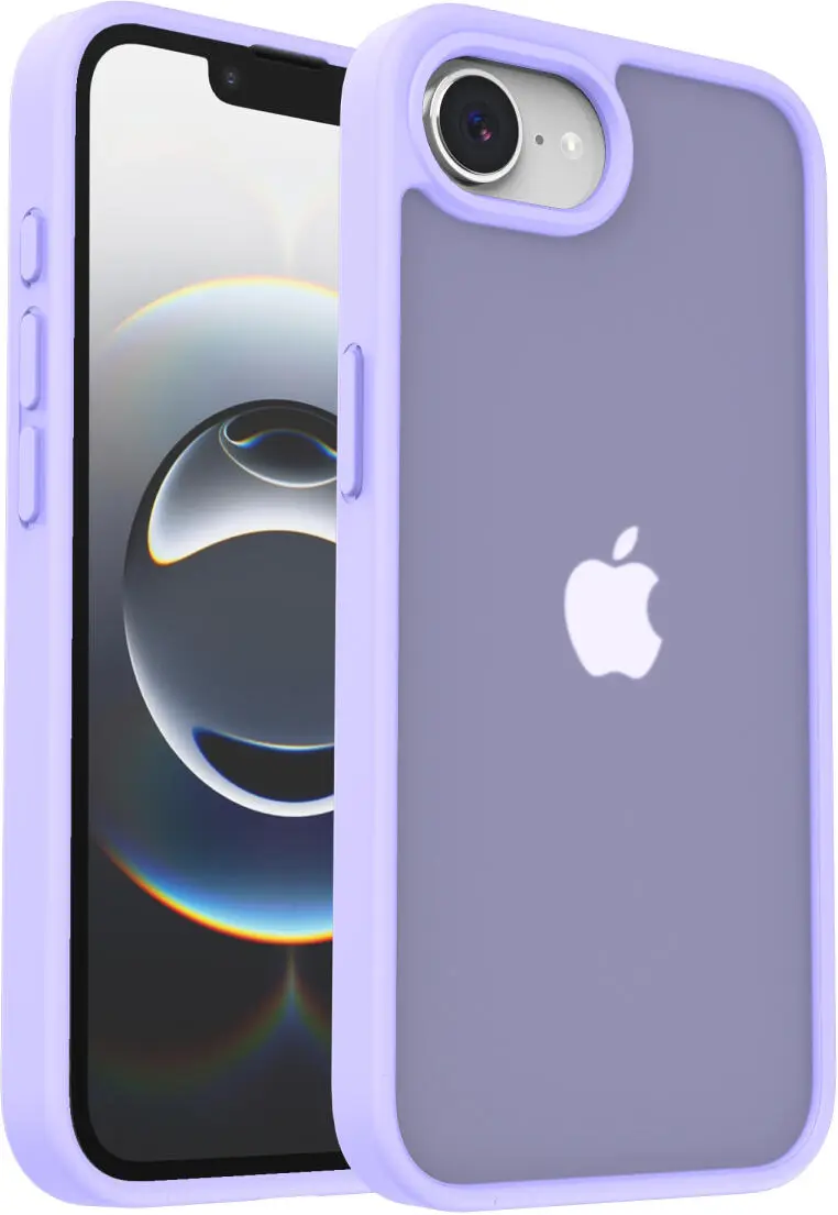 Apple iPhone 17e / 16e Hoesje Back Cover Matte Paars afbeelding 4