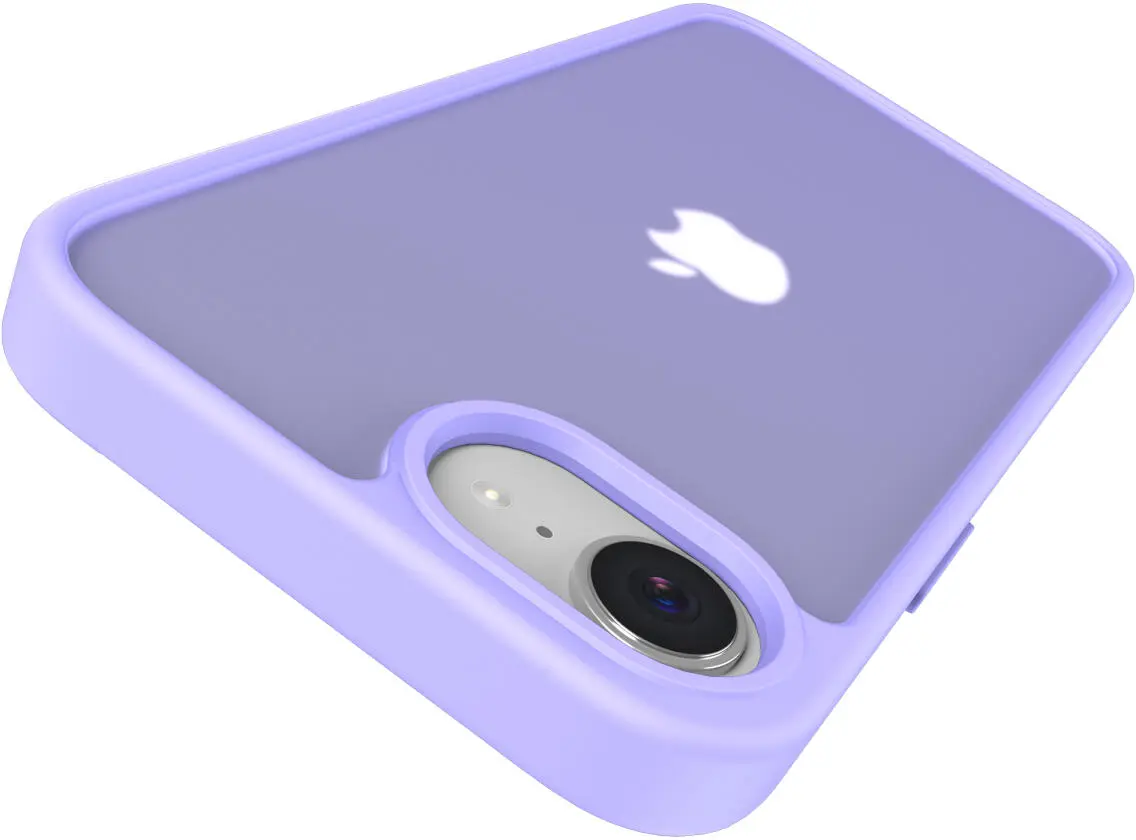 Apple iPhone 17e / 16e Hoesje Back Cover Matte Paars afbeelding 6
