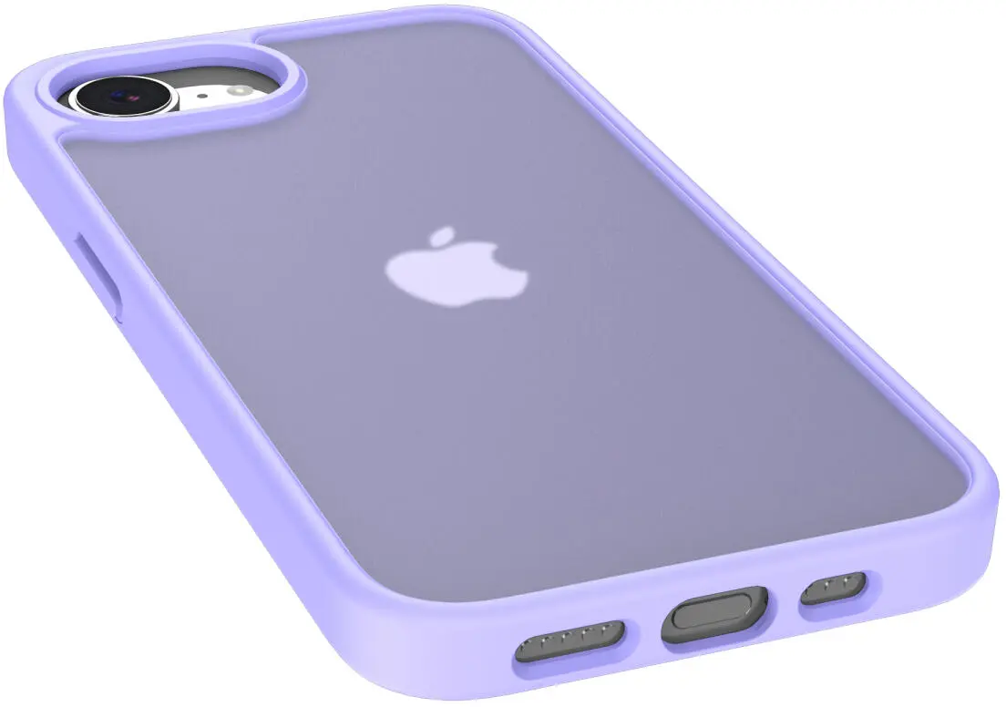 Apple iPhone 17e / 16e Hoesje Back Cover Matte Paars afbeelding 11