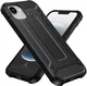 Apple iPhone 17e / 16e Hoesje Shock Proof Hybride Back Cover Zwart afbeelding 2