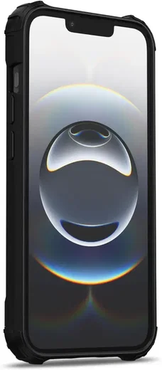 Apple iPhone 17e / 16e Hoesje Shock Proof Hybride Back Cover Zwart afbeelding 9