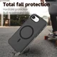 Apple iPhone 17e / 16e Hoesje Dual-Layer Hybride Back Cover MagSafe Zwart afbeelding 5