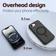 Apple iPhone 17e / 16e Hoesje Dual-Layer Hybride Back Cover MagSafe Zwart afbeelding 9