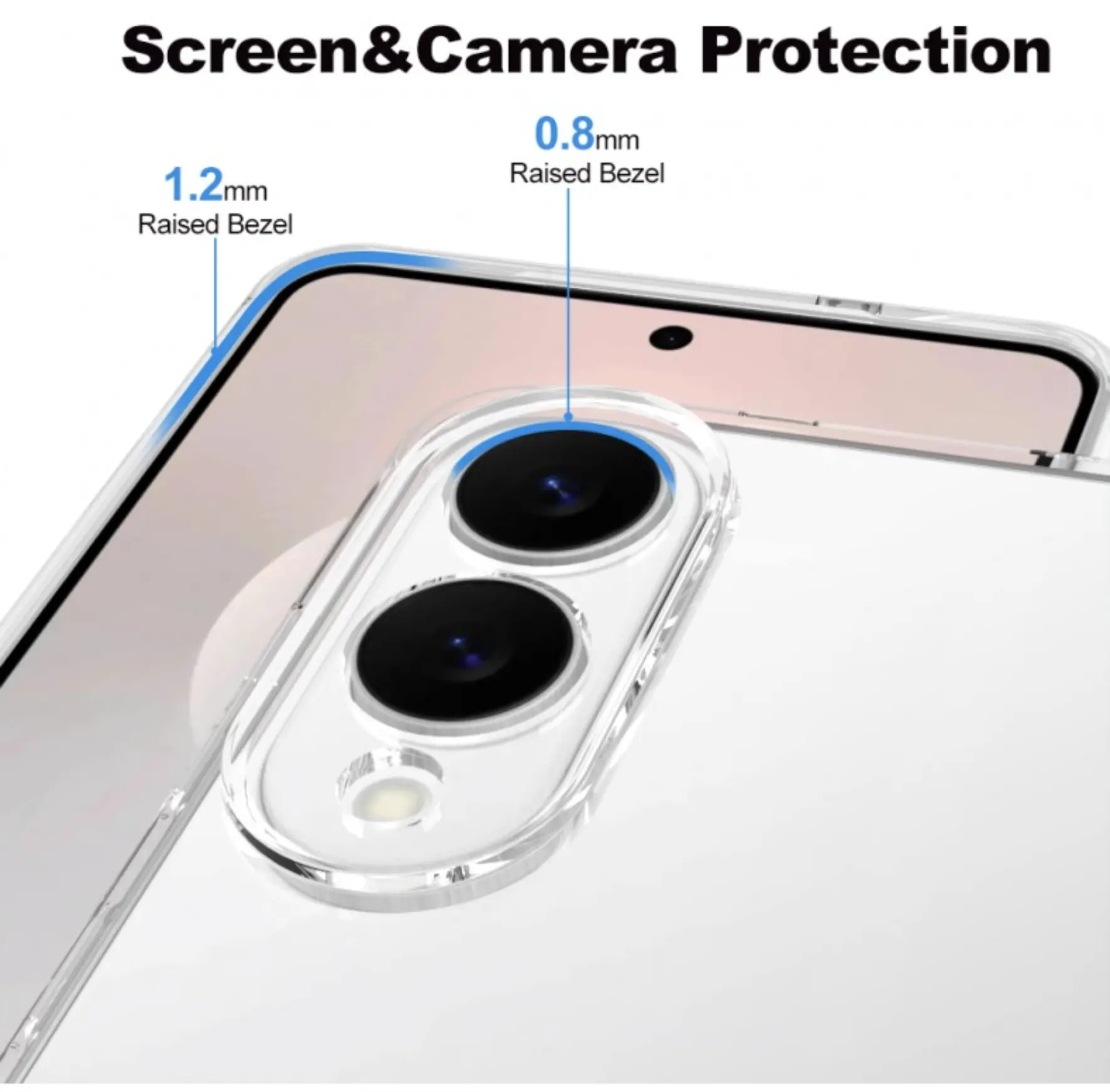 Samsung Galaxy S25 Edge Hoesje Dun TPU Back Cover Transparant afbeelding 3