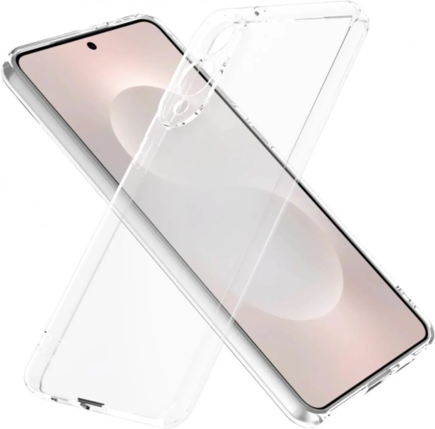 Samsung Galaxy S25 Edge Hoesje Dun TPU Back Cover Transparant afbeelding 7