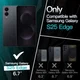 Samsung Galaxy S25 Edge Hoesje Dun TPU Back Cover Matte Zwart afbeelding 7