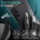 Samsung Galaxy S25 Edge Hoesje Dun TPU Back Cover Matte Zwart afbeelding 3