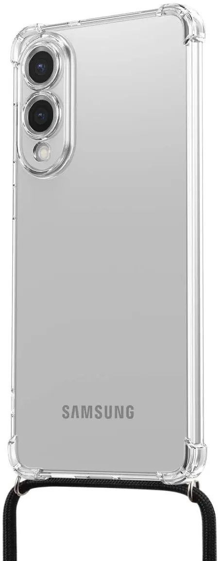 Samsung Galaxy S25 Edge Hoesje met Koord Schokbestendig TPU Transparant afbeelding 10
