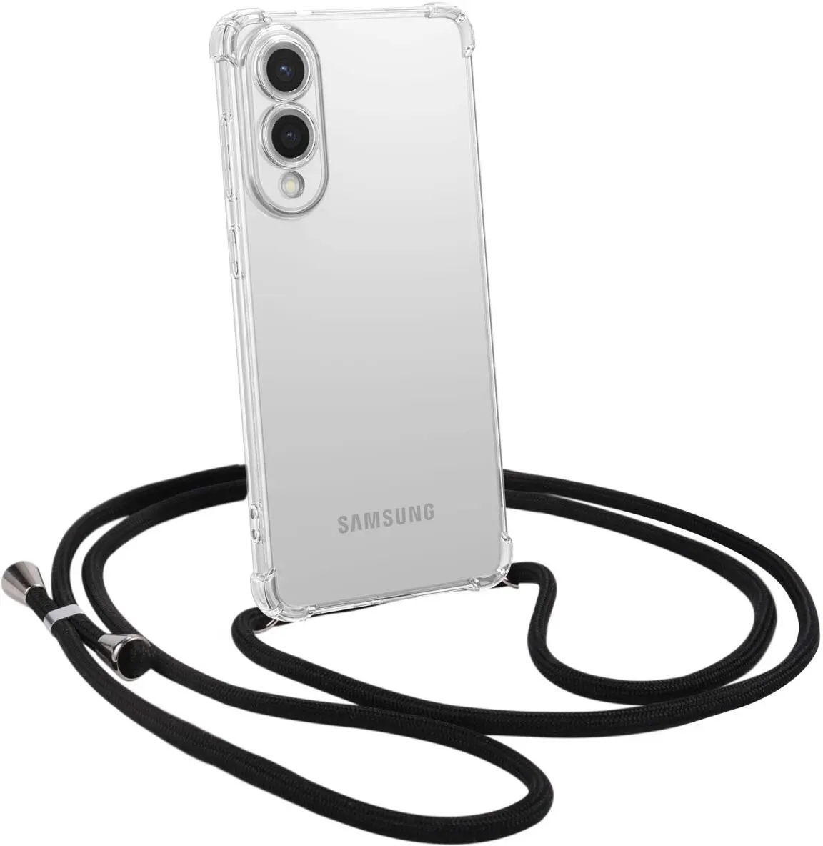 Samsung Galaxy S25 Edge Hoesje met Koord Schokbestendig TPU Transparant afbeelding 11