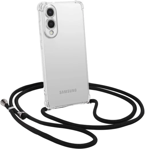 Samsung Galaxy S25 Edge Hoesje met Koord Schokbestendig TPU Transparant afbeelding 11