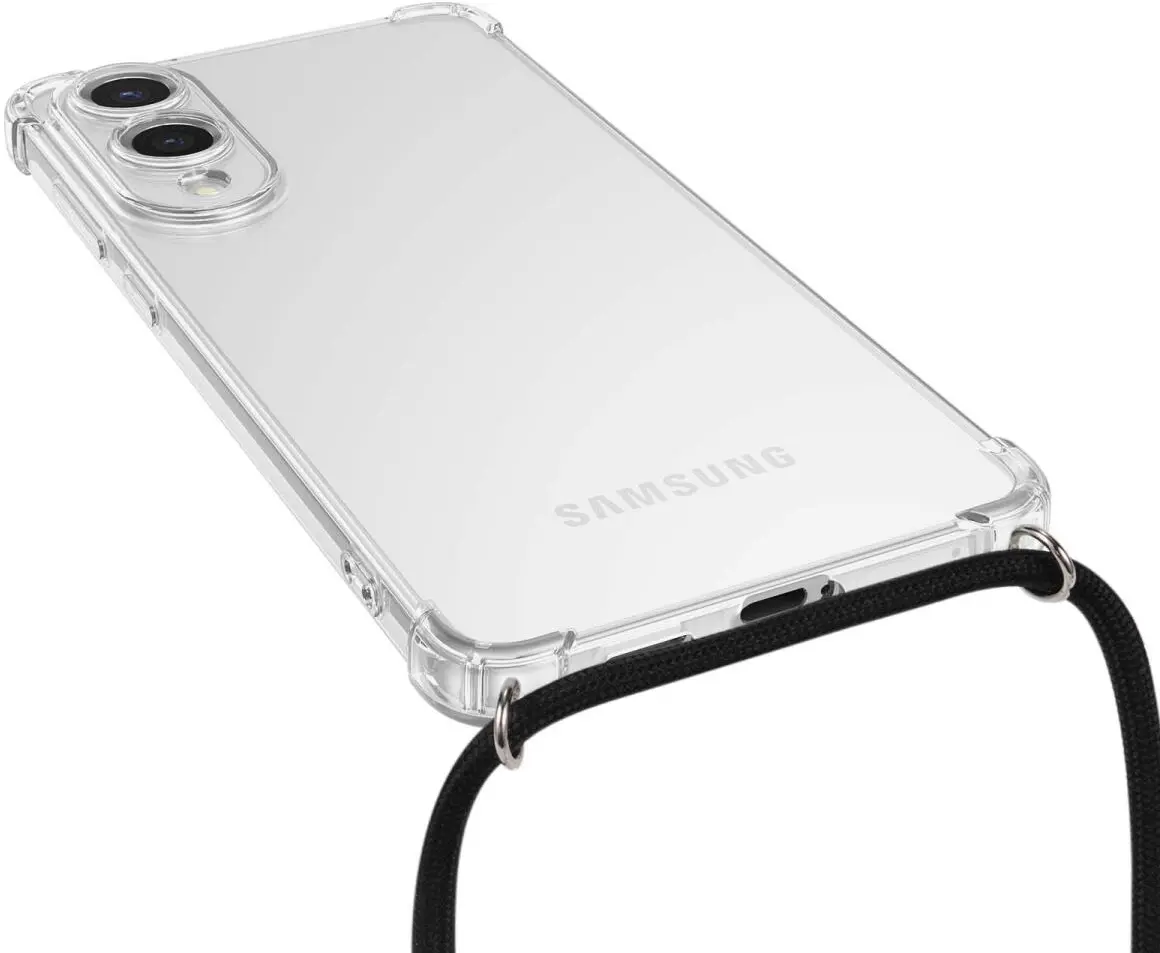 Samsung Galaxy S25 Edge Hoesje met Koord Schokbestendig TPU Transparant afbeelding 9