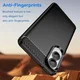 Samsung Galaxy S25 Edge Hoesje Geborsteld TPU Flexibele Back Cover Zwart afbeelding 4