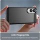 Samsung Galaxy S25 Edge Hoesje Geborsteld TPU Flexibele Back Cover Zwart afbeelding 6