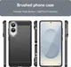Samsung Galaxy S25 Edge Hoesje Geborsteld TPU Flexibele Back Cover Zwart afbeelding 8