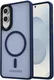 Samsung Galaxy S25 Edge Hoesje met MagSafe Back Cover Matte Blauw