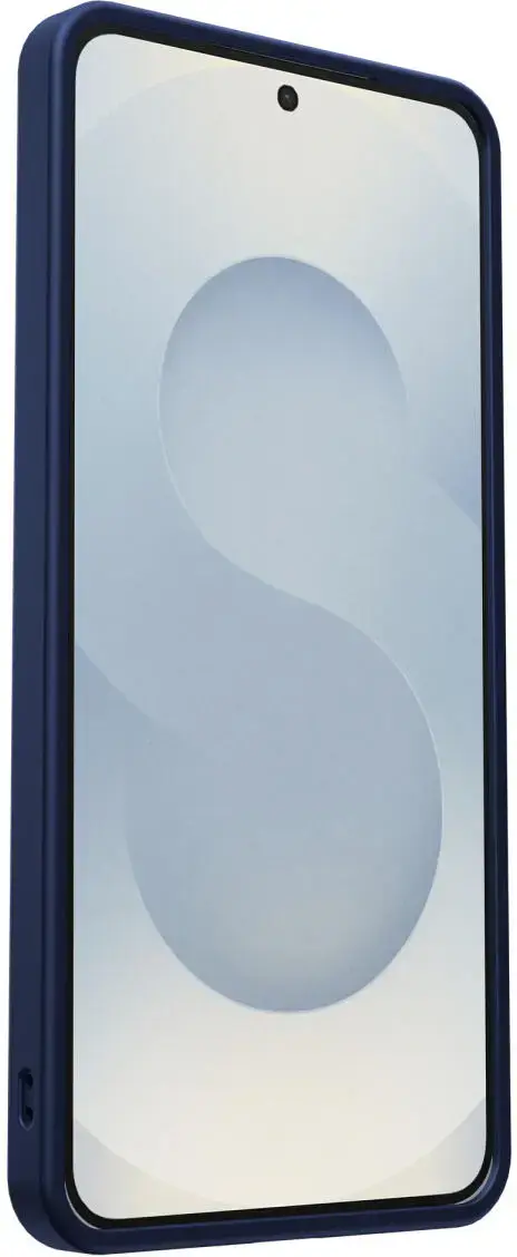 Samsung Galaxy S25 Edge Hoesje met MagSafe Back Cover Matte Blauw afbeelding 14