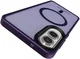 Samsung Galaxy S25 Edge Hoesje met MagSafe Back Cover Matte Paars afbeelding 5