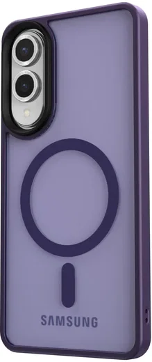 Samsung Galaxy S25 Edge Hoesje met MagSafe Back Cover Matte Paars afbeelding 11