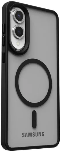 Samsung Galaxy S25 Edge Hoesje met MagSafe Back Cover Matte Zwart afbeelding 13